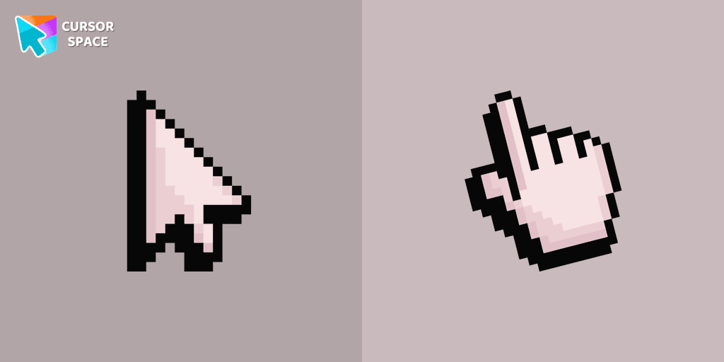 Default Pink Pixel cursor cursor pack