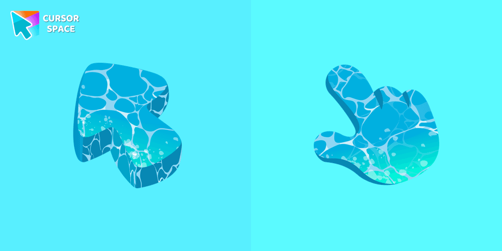 Water Texture cursor